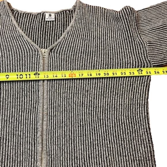 Jessica McClintock XL Zip-Up Sweater Oversized Relaxed Fit cozy comfy Knit Y2K - Picture 7 of 7